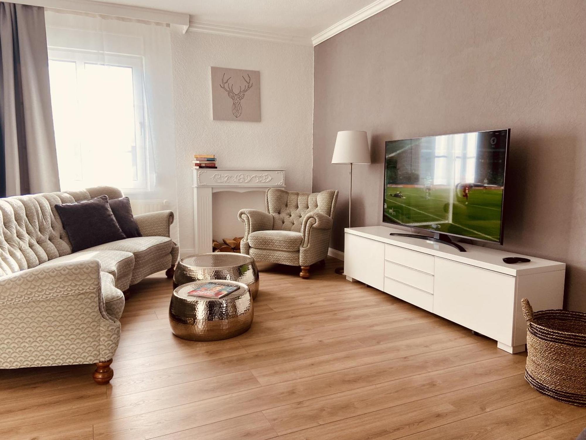Casa Rehse I Stilvolles Apartment I 24H-Self-Check-In I Kostenlos Parken & Wlan I 55-Zoll-Smart&Kabel-Tv I Oepnv Эрфурт Экстерьер фото
